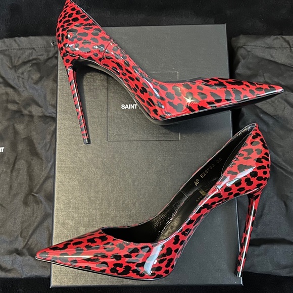 Saint Laurent YSL leopard pump size 38eu/7.5 us - Picture 3 of 7